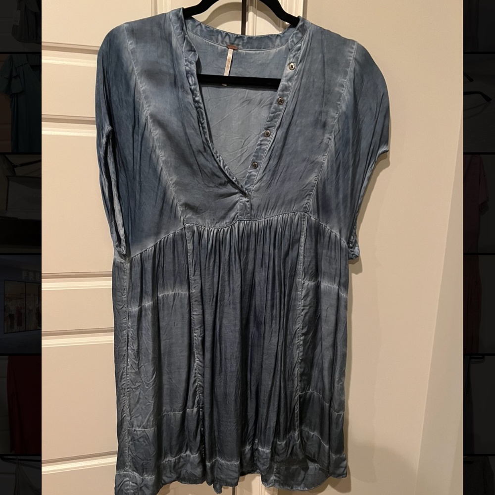 Free People blue top